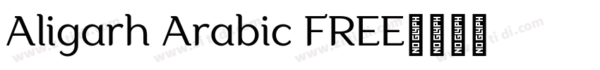 Aligarh Arabic FREE字体转换